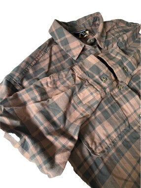 Patagonia Fjord Flannel Button-Up Shirt Overshirt Women's Size XL